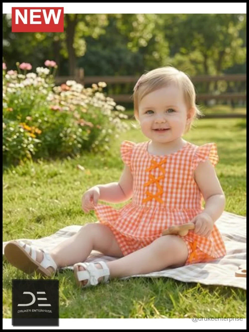 Toddler Girl 2 Piece Cotton Summer Outfit Ruffle Sleeve Top and Shorts Set